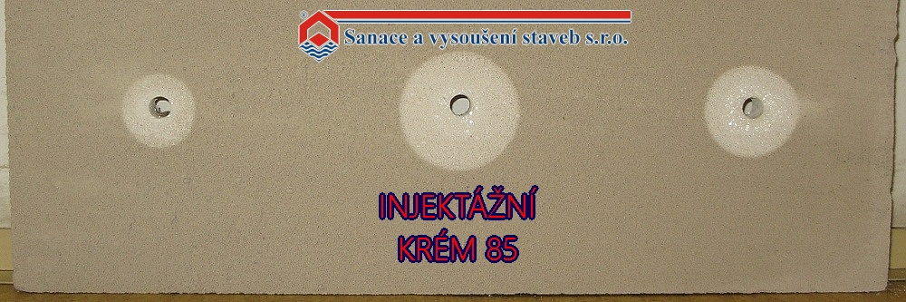 Porovnání účinnosti INJEKTÁŽNÍHO KRÉMU 85 s injektážními krémy ostatních výrobců